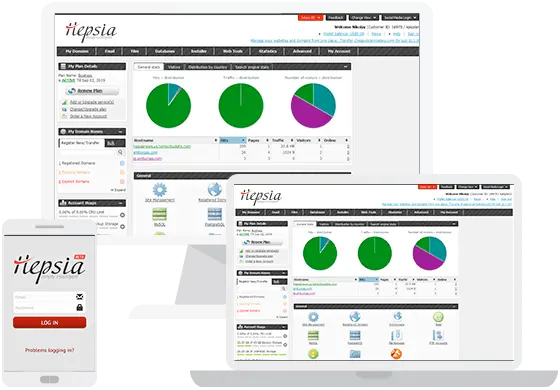 Hepsia Control Panel Demo