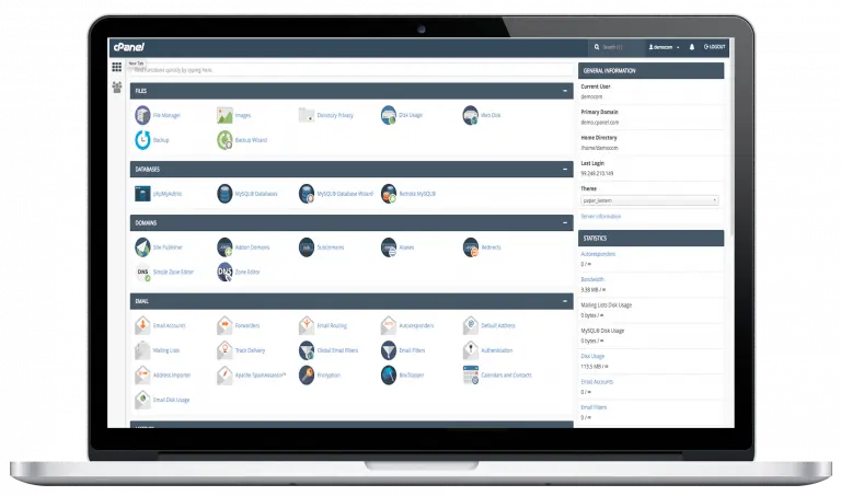 Demo de cPanel