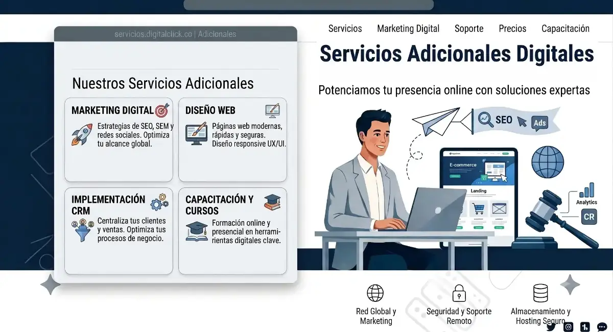 servicios adicionales clickffi hosting