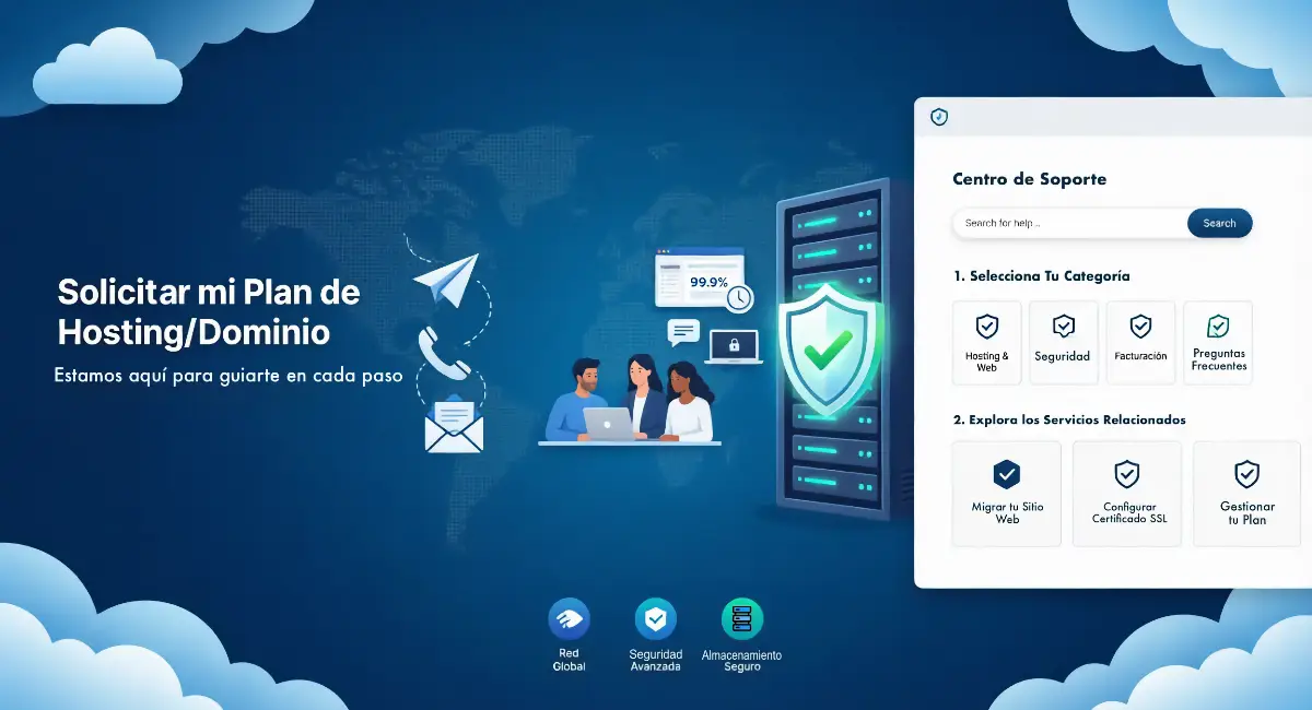 solicitar plan de hosting